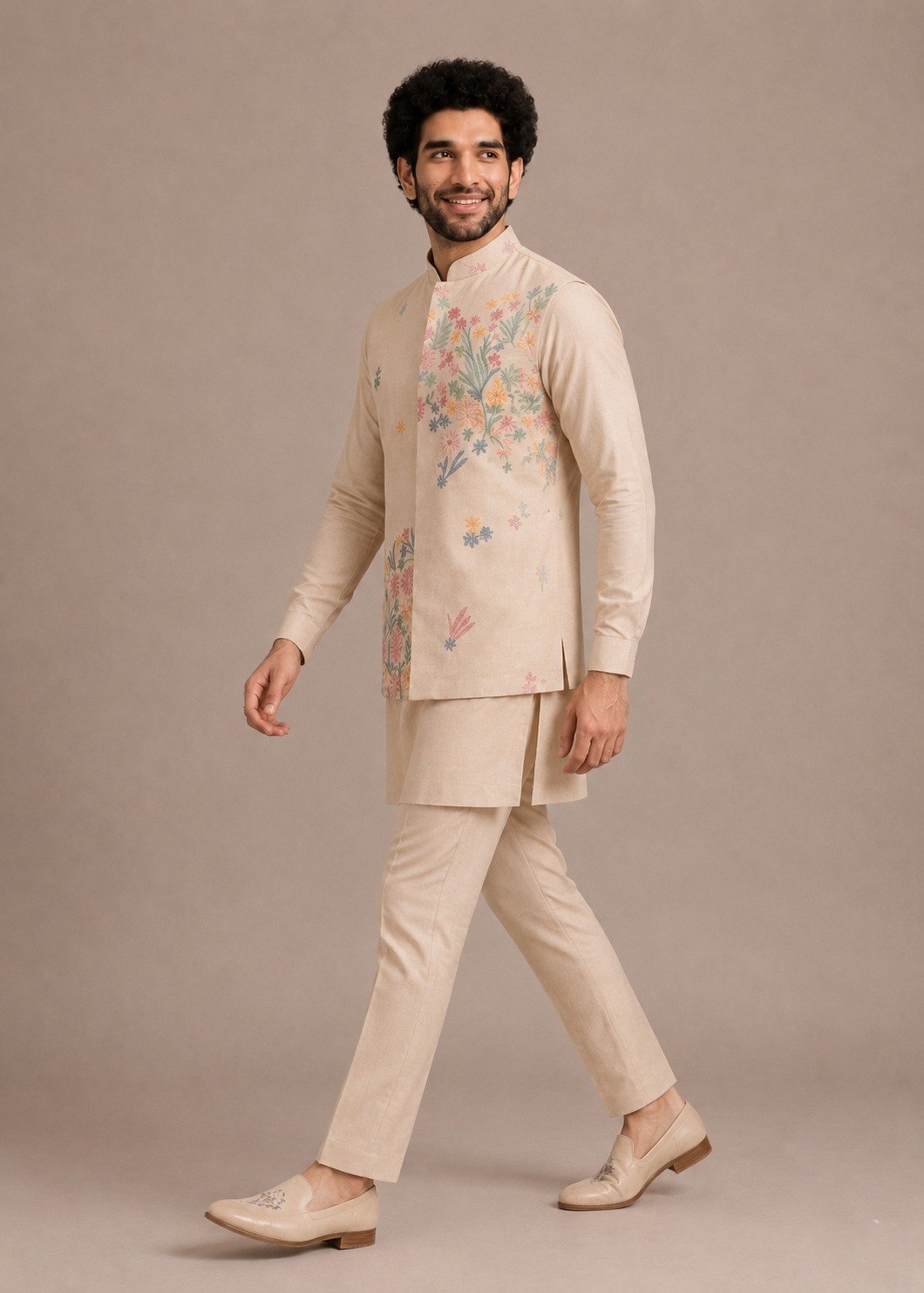 Premium Men’s Koti Kurta Set