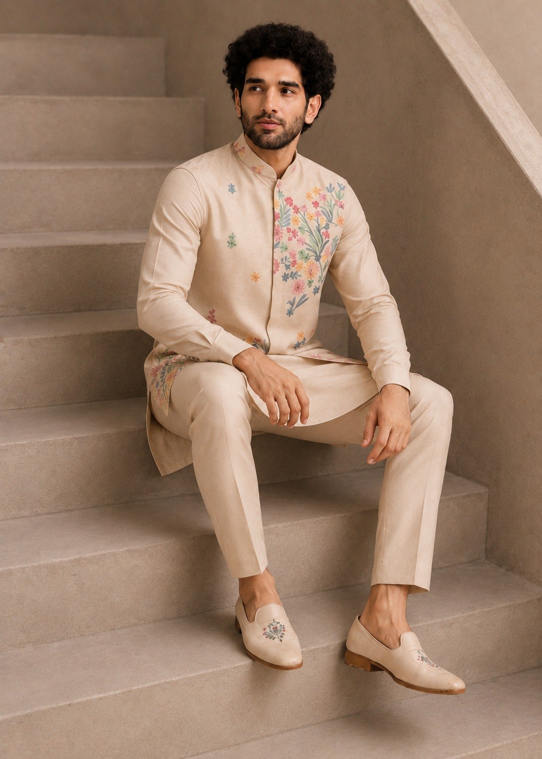 Premium Men’s Koti Kurta Set
