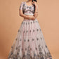 Light Grey Embroidered Lehenga Choli