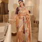 Wedding Wear Pure Kanjivarm Silk Heavy Embroidery Work Saree