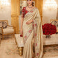 Wedding Wear Pure Kanjivarm Silk Heavy Embroidery Work Saree