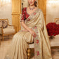 Wedding Wear Pure Kanjivarm Silk Heavy Embroidery Work Saree