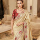 Wedding Wear Pure Kanjivarm Silk Heavy Embroidery Work Saree