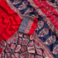 Very Soft and Elegant Rich look Semi Modal Silk Ajarak Print Saree
