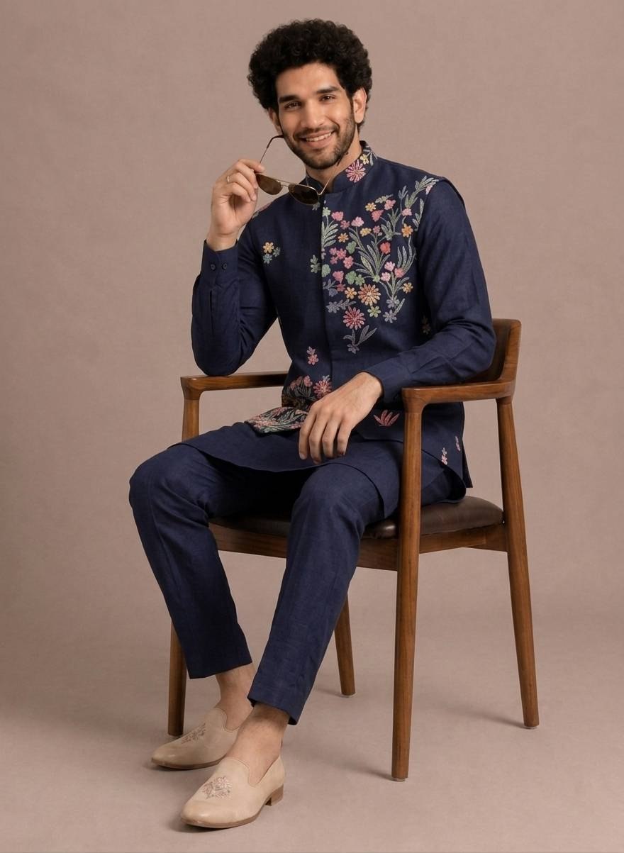 Premium Men’s Koti Kurta Set