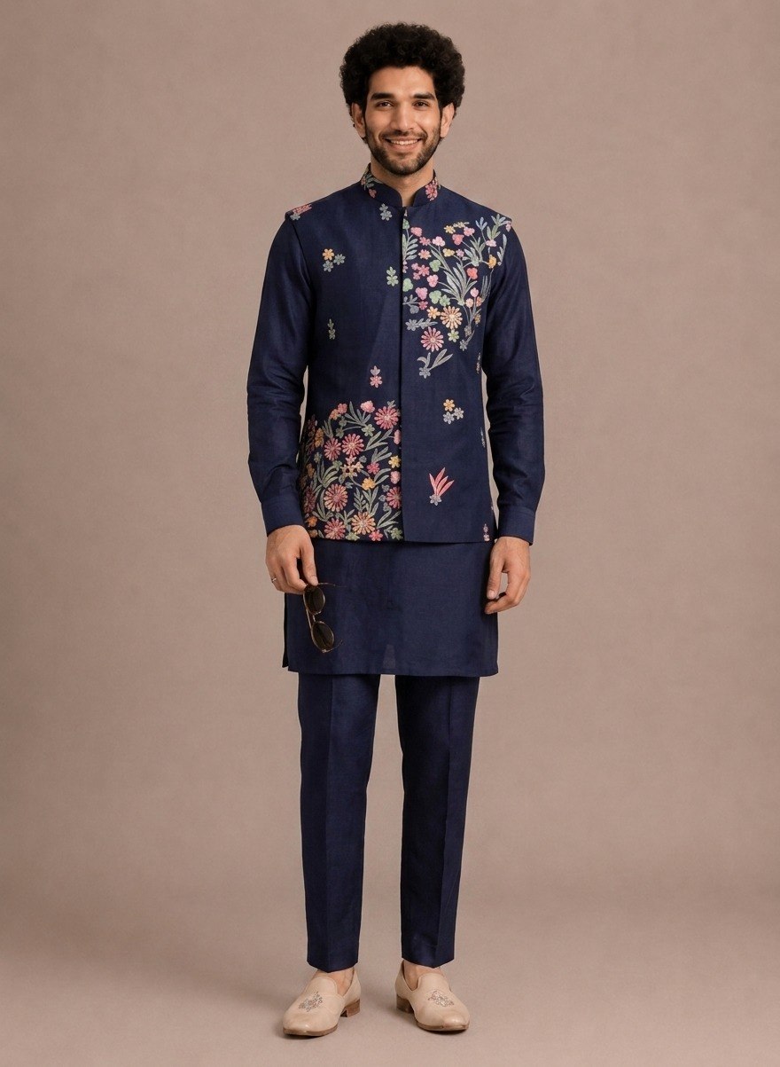 Premium Men’s Koti Kurta Set
