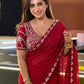 Designer Party Wear Fendy Satin Silk Saree