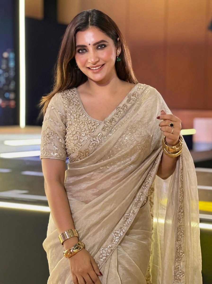 Designer Party Wear Fendy Satin Silk Saree