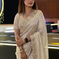 Designer Party Wear Fendy Satin Silk Saree
