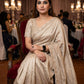 Designer Party Wear Fendy Satin Silk Saree