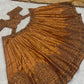 Satin silk lehenga with sequins & Dori work