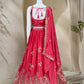 Soft & Flowing Chinon Elegant Zari Dori & Sequence Embroidery Choli