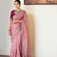 Designer Party Wear Pure Soft Tissue Silk Saree