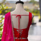Cotton kali + mirror work lace fully stitched lehenga