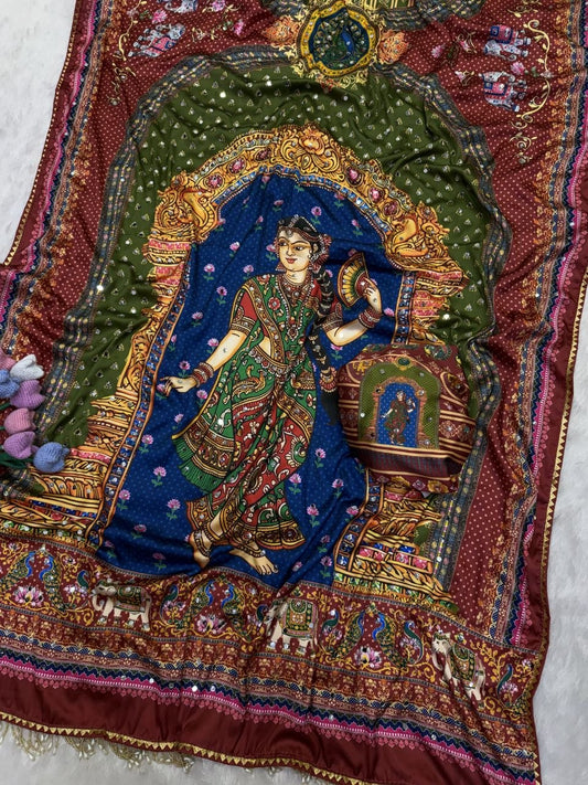 Soft Japan Satinn Saree