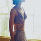 Kasturi silk lehenga with Dori Sequins & thread work choli