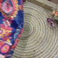 Soft Chinnon with beautiful print saree