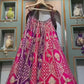 Sehen Sie umwerfend aus in diesem wunderschönen cremefarbenen Lehenga-Set