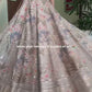 Einführung eines 4 Meter ausgestellten Coding Sequins Work Lehenga