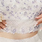 Einführung eines 4 Meter ausgestellten Lehenga mit Paillettenstickerei und Cut-Work