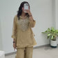 BEAUTIFUL BEADS EMBROIDERED CO-ORD SET