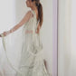 Georgette lehenga with sequins & dori work Lehenga