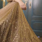 Sehen Sie umwerfend aus in diesem wunderschönen cremefarbenen Lehenga-Set
