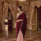 Wedding Bridal 9000 velvet + net saree with sequins Saree