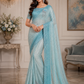 Royal Teal Designer Saree Set