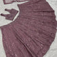 Kasturi silk lehenga with Dori Sequins & thread work choli