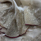 Soft GMY Silk Fabric Sequance and Zari Embroidery Work Saree