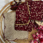 Soft GMY Silk Fabric Sequance and Zari Embroidery Work Saree
