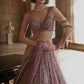 Kasturi silk lehenga with Dori Sequins & thread work choli