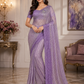 Royal Lavender Designer Saree Set