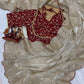 Soft GMY Silk Fabric Sequance and Zari Embroidery Work Saree